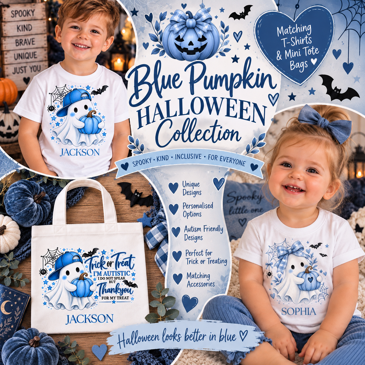 Blue Pumpkin Halloween Collection