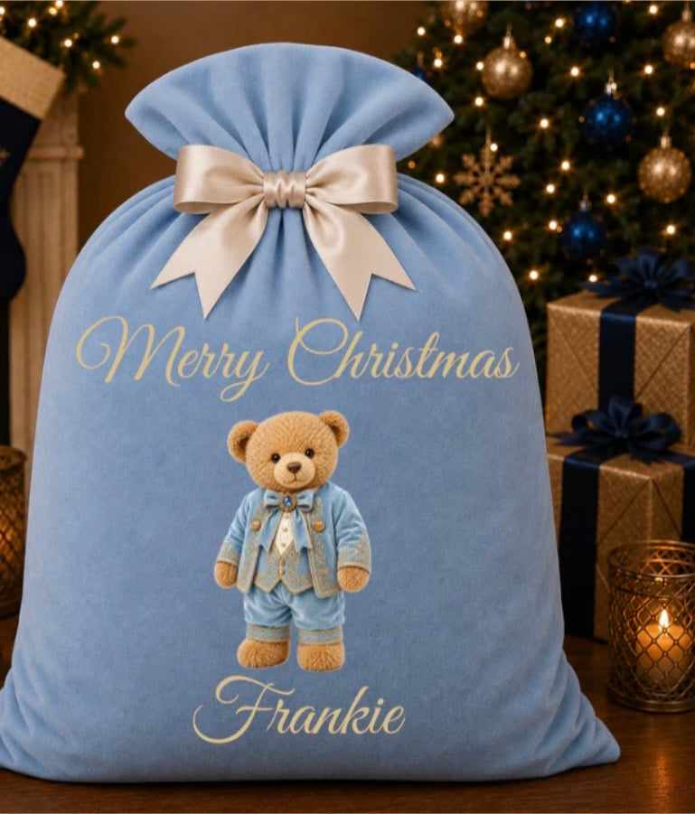 Large Santa Sack Blue