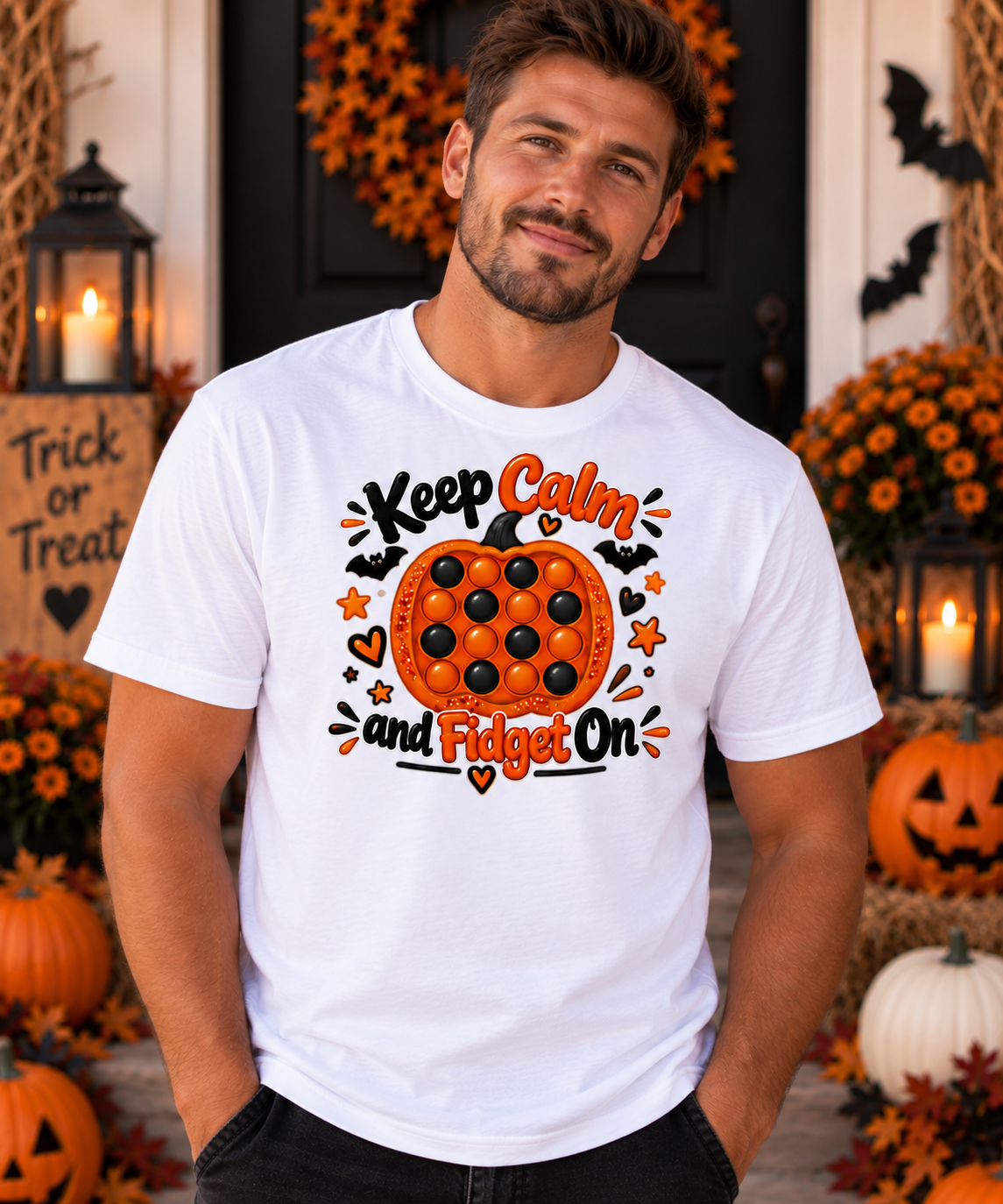 Keep Calm And Fidget On T-Shirt