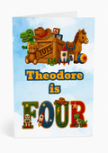 Personalised Playroom Birthday Card | A5 Premium Birthday Card