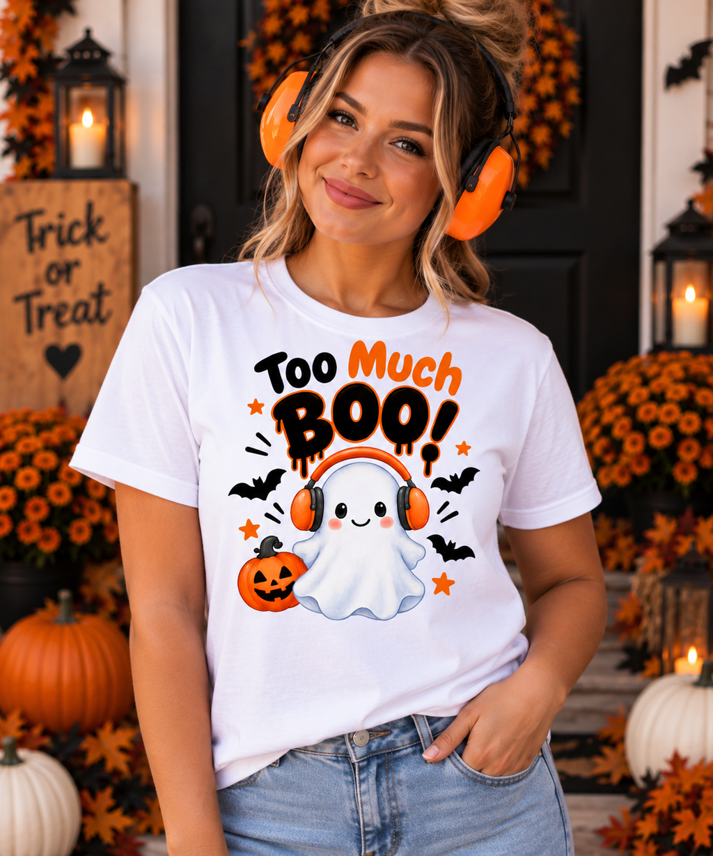 Too Much Boo Halloween T-Shirt