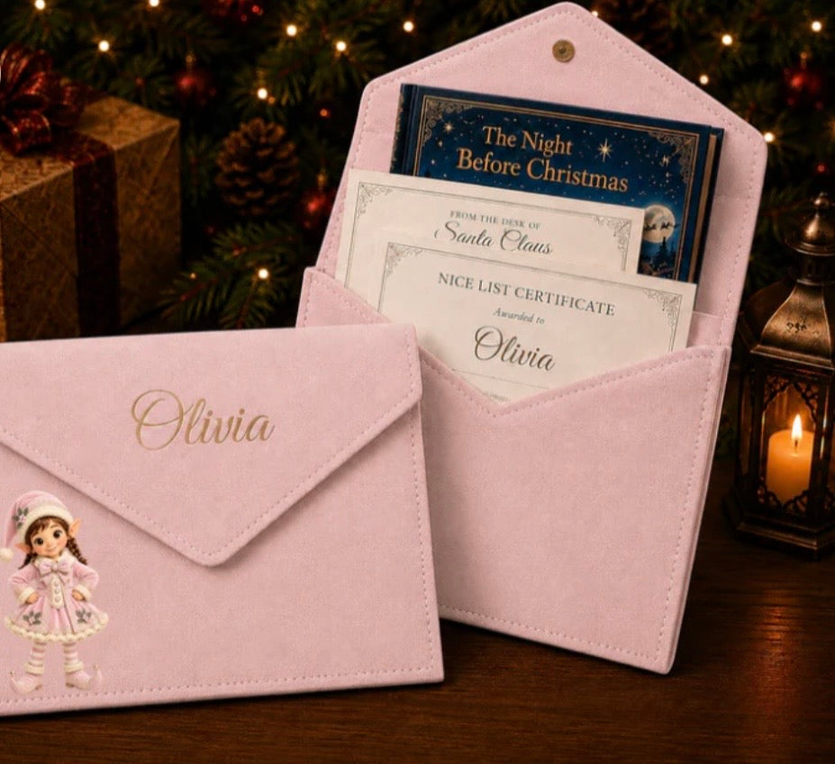 Boutique Christmas Letter/Certificate Envelope