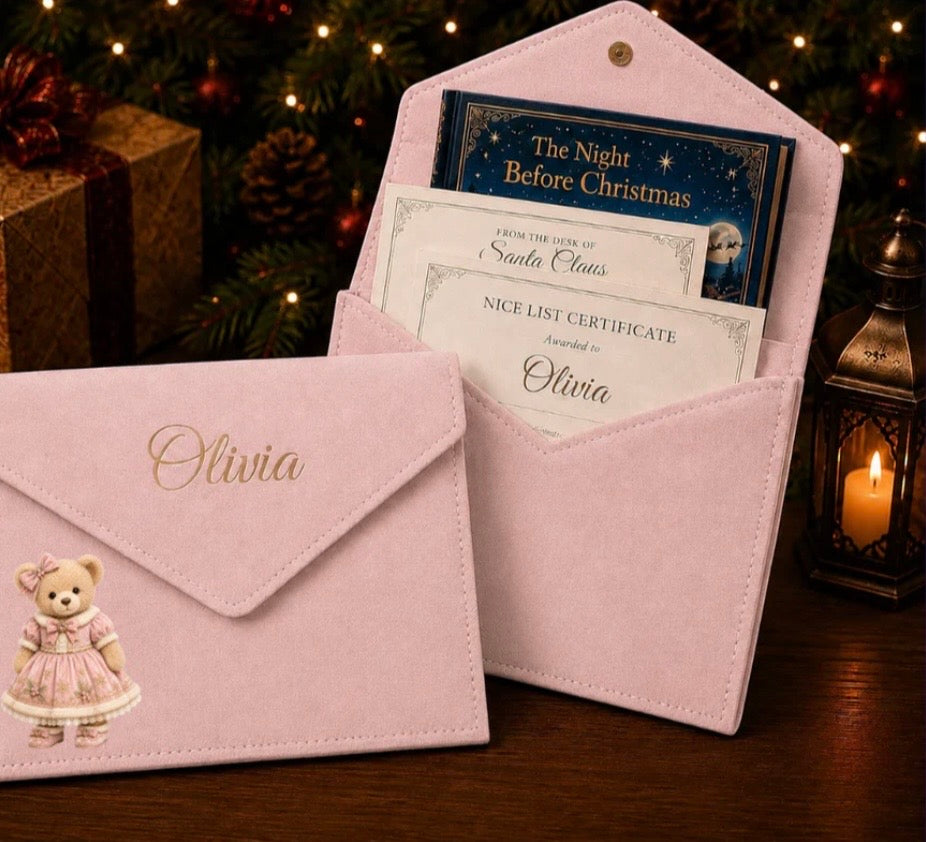 Boutique Christmas Letter/Certificate Envelope