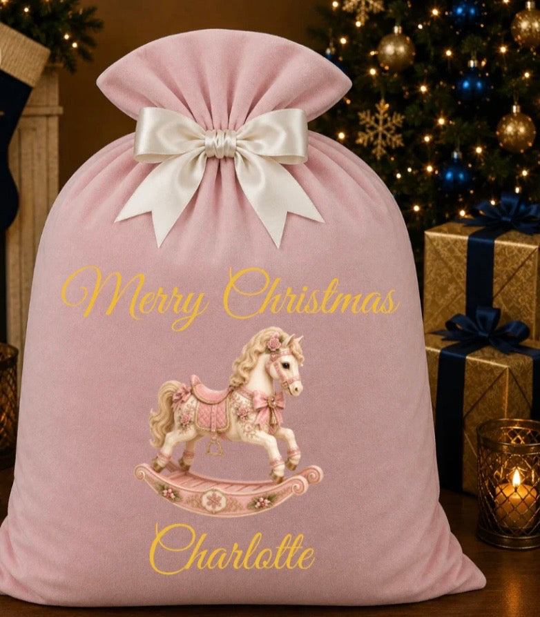 Large Santa Sack Pink