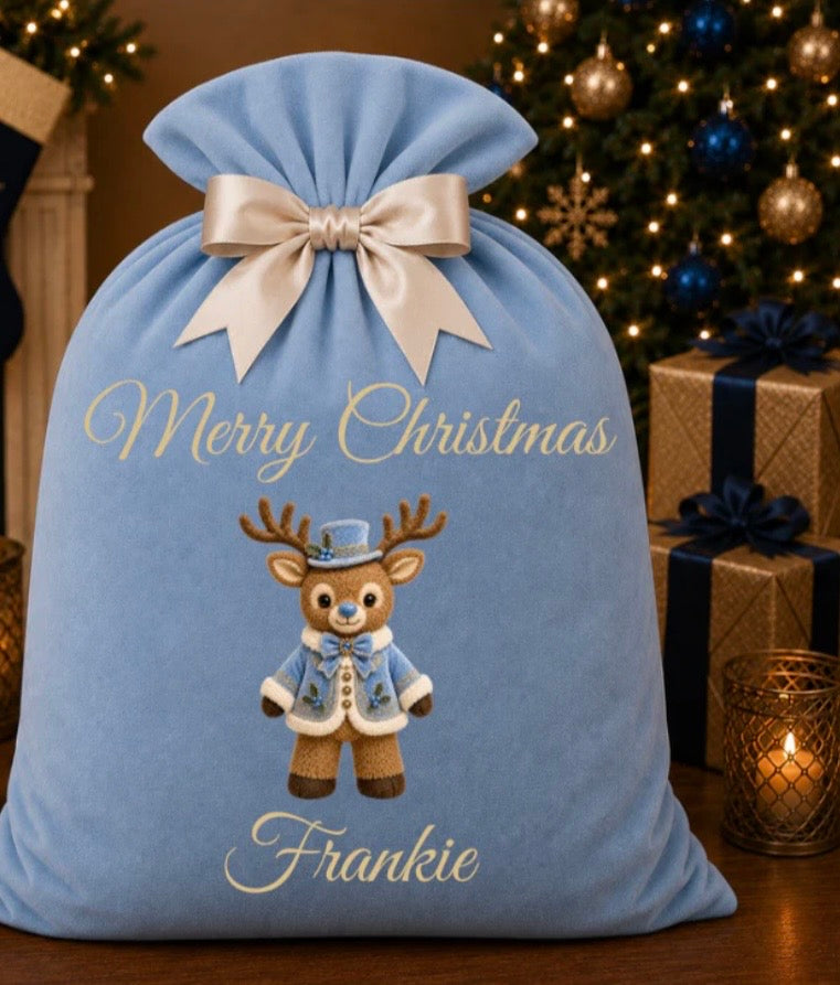 Large Santa Sack Blue