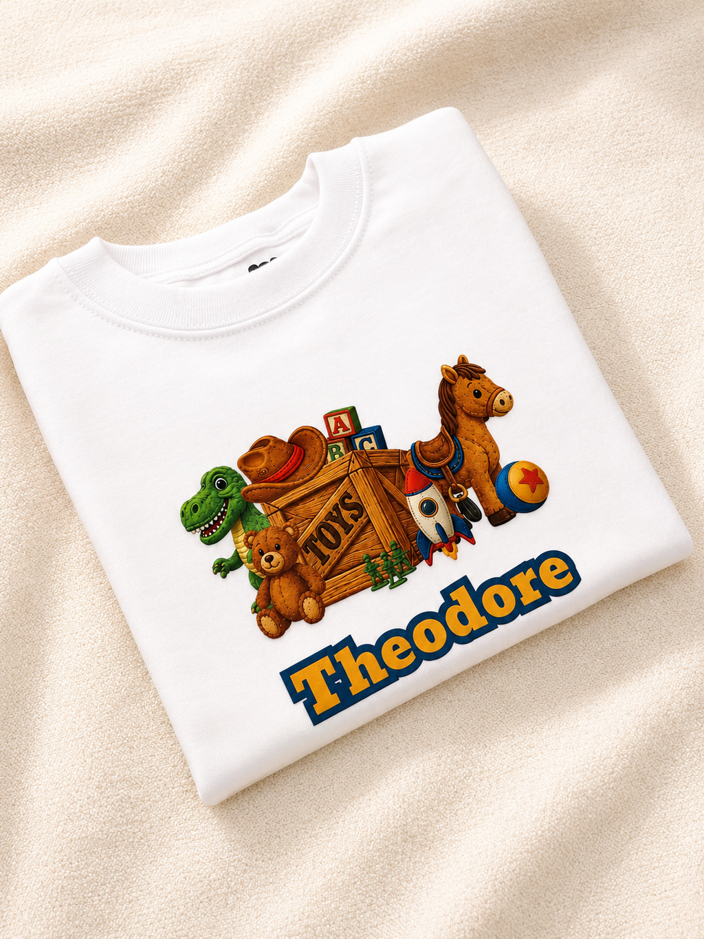 Personalised Playroom Toy Box T-Shirt