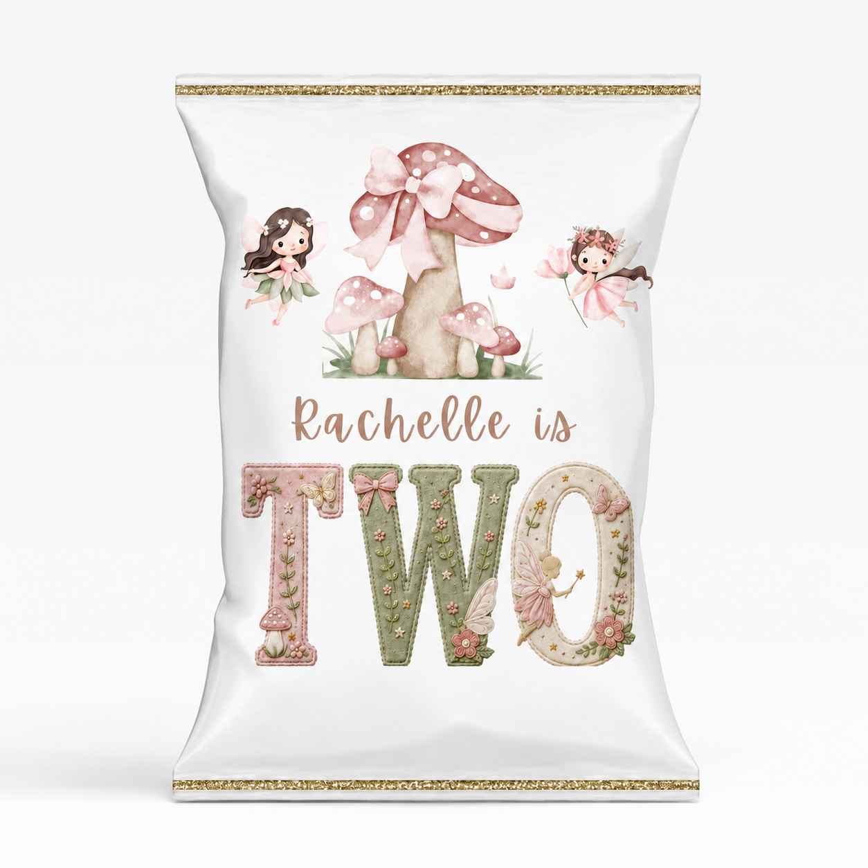 Personalised Garden Fairy Treat Bags – Custom Crisp Bags | Birthday Party Favours