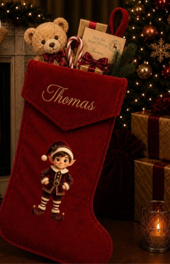 Boutique Christmas Sticking Red