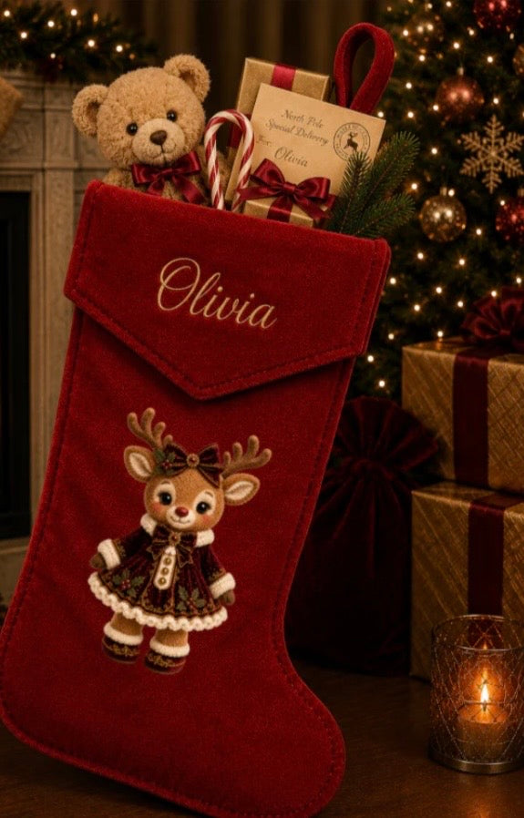 Boutique Christmas Sticking Red
