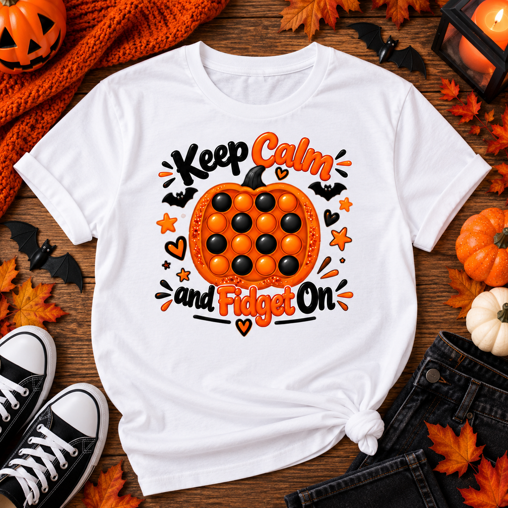 Keep Calm And Fidget On T-Shirt