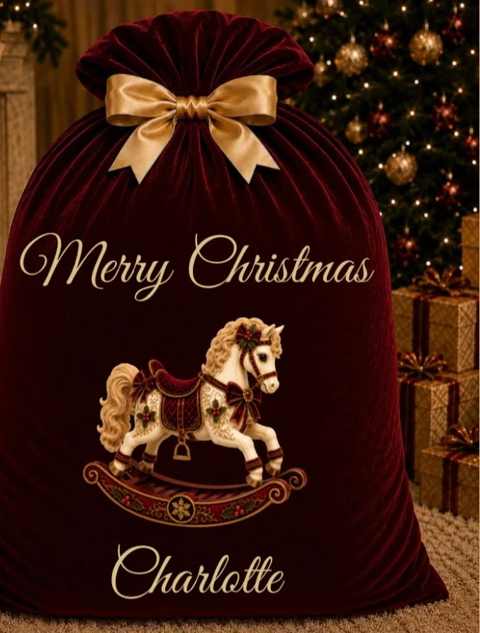 Large Santa Sack Red