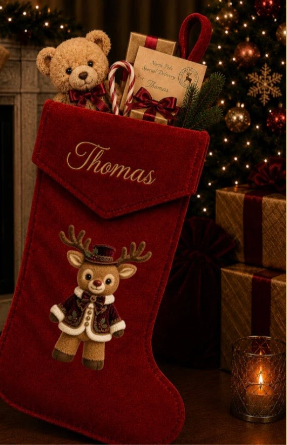 Boutique Christmas Sticking Red