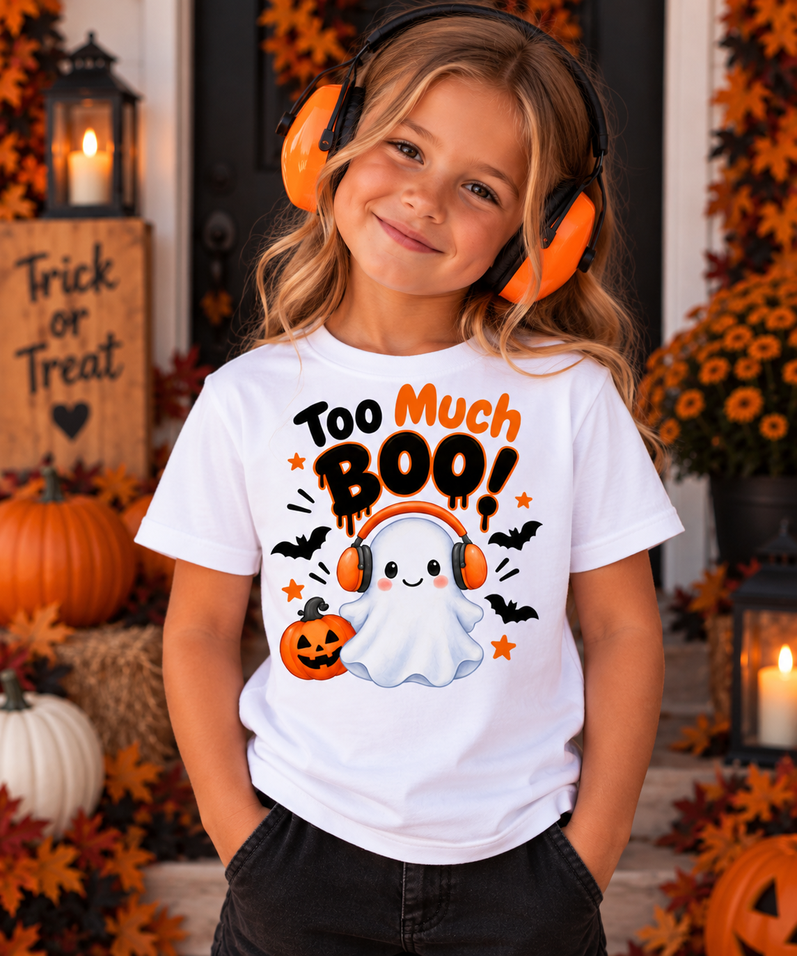 Too Much Boo Halloween T-Shirt