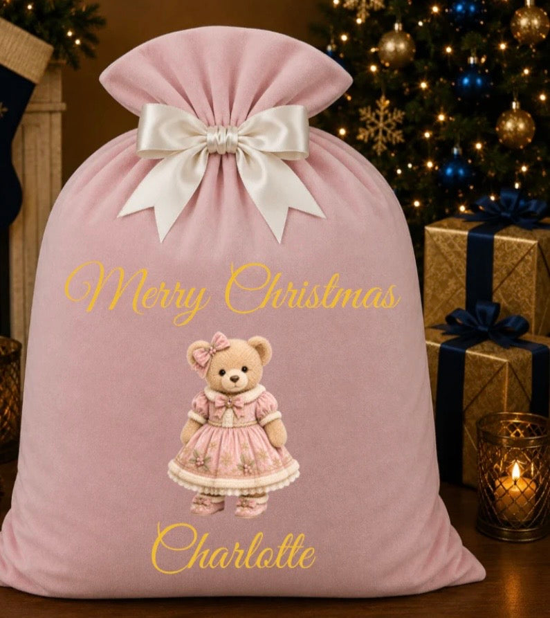 Large Santa Sack Pink