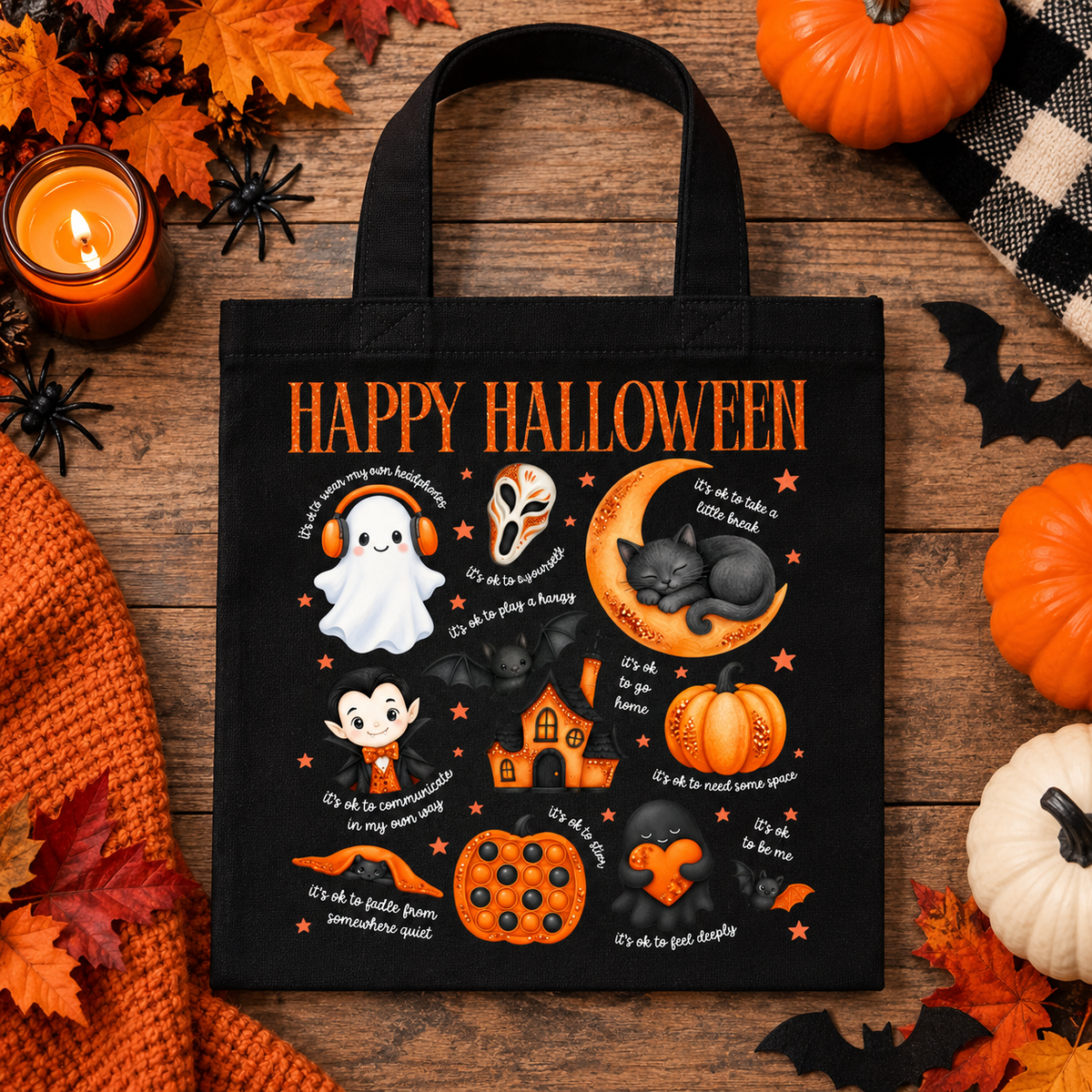 SEN Halloween Mini Tote Bag