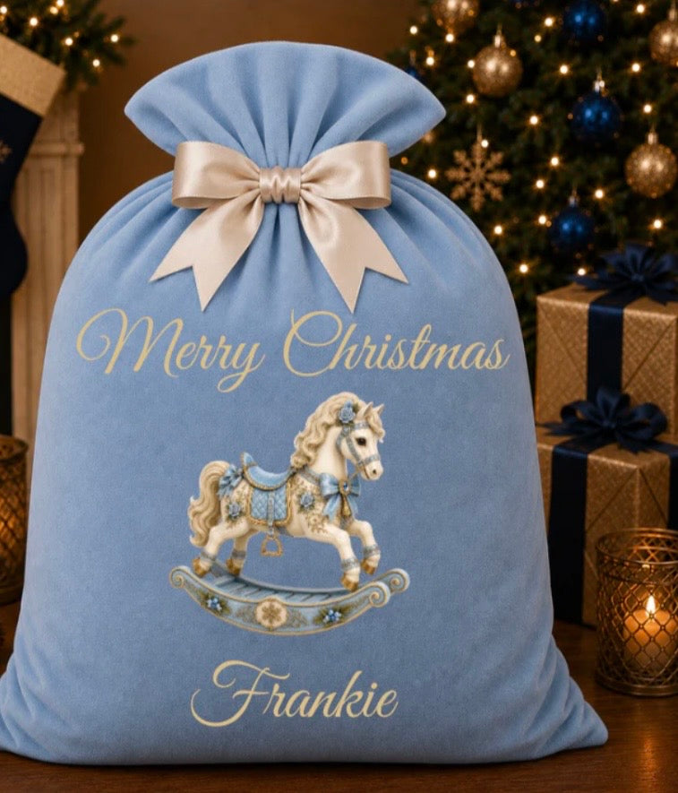 Large Santa Sack Blue