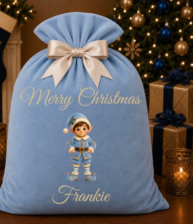 Large Santa Sack Blue