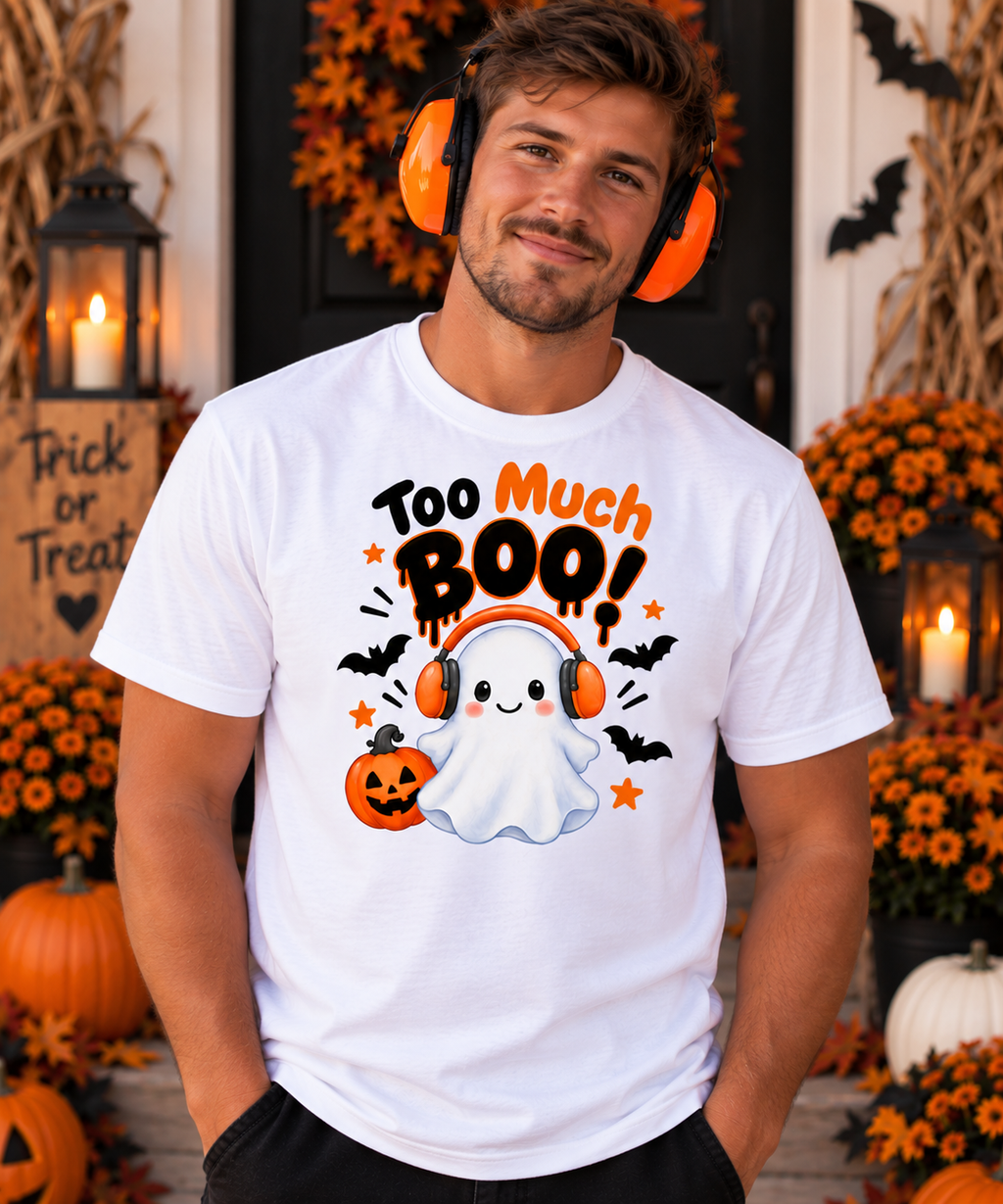 Too Much Boo Halloween T-Shirt
