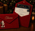 Boutique Christmas Letter/Certifcate Envelope Red