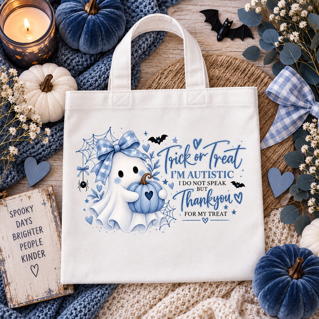 Blue Pumpkin SEN Halloween Mini Tote Bag