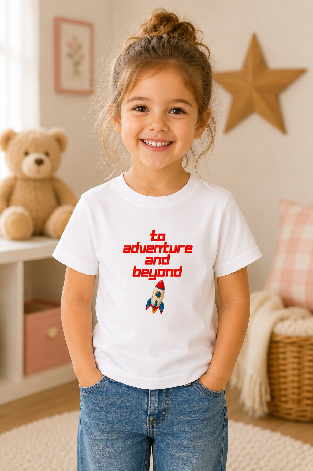 To Adventure And Beyond Rocket T-Shirt