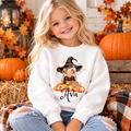 Pumpkin Patch Witch Personalised Sweater
