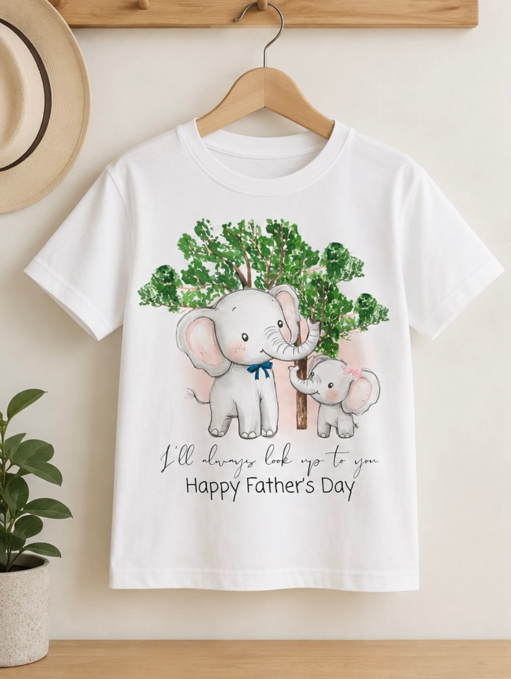 ‘Look up to you’ elephant t-shirt