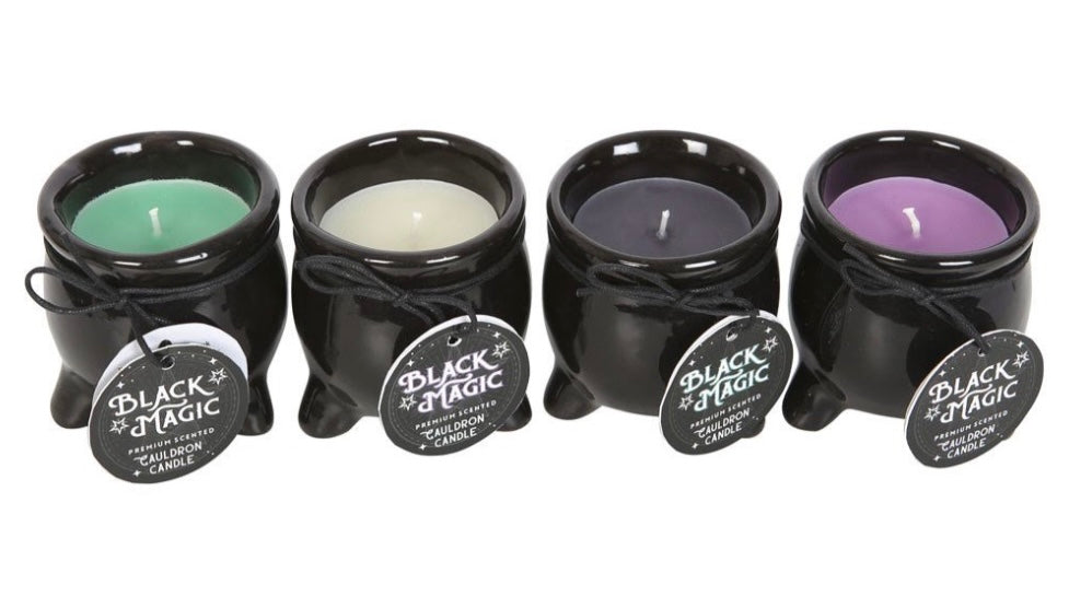 Black Magic Premium Scented Cauldron Candles