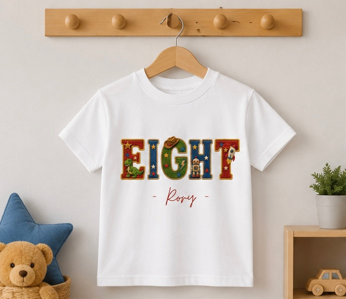 Personalised Playroom Birthday T-Shirt