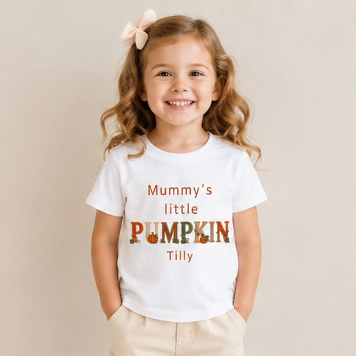 Personalised Mummy’s Little Pumpkin T-Shirt