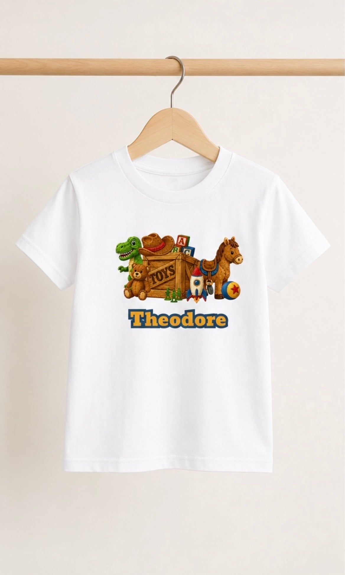 Personalised Playroom Toy Box T-Shirt