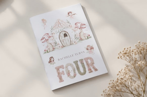 Personalised Garden Fairy Colouring Books - Party Favours
