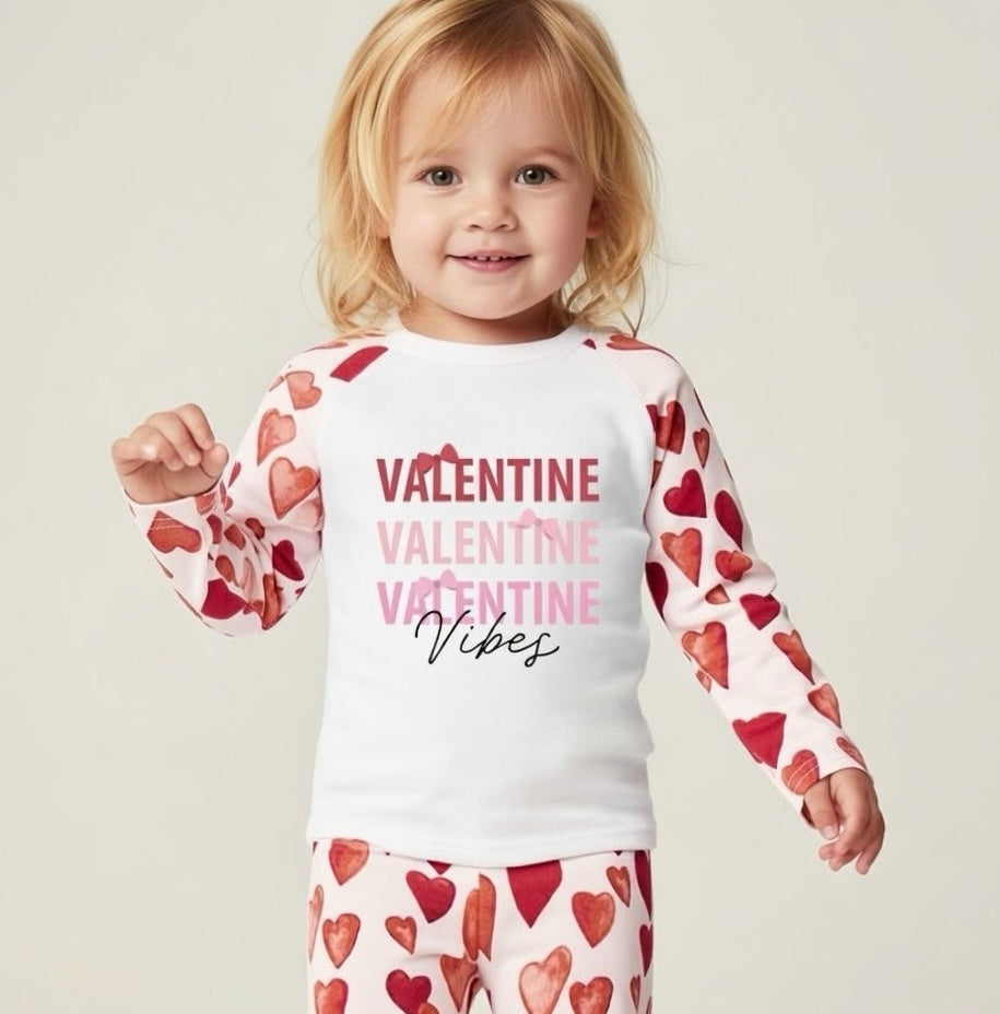 ‘Valentines Vibes’ Children’s Pyjamas