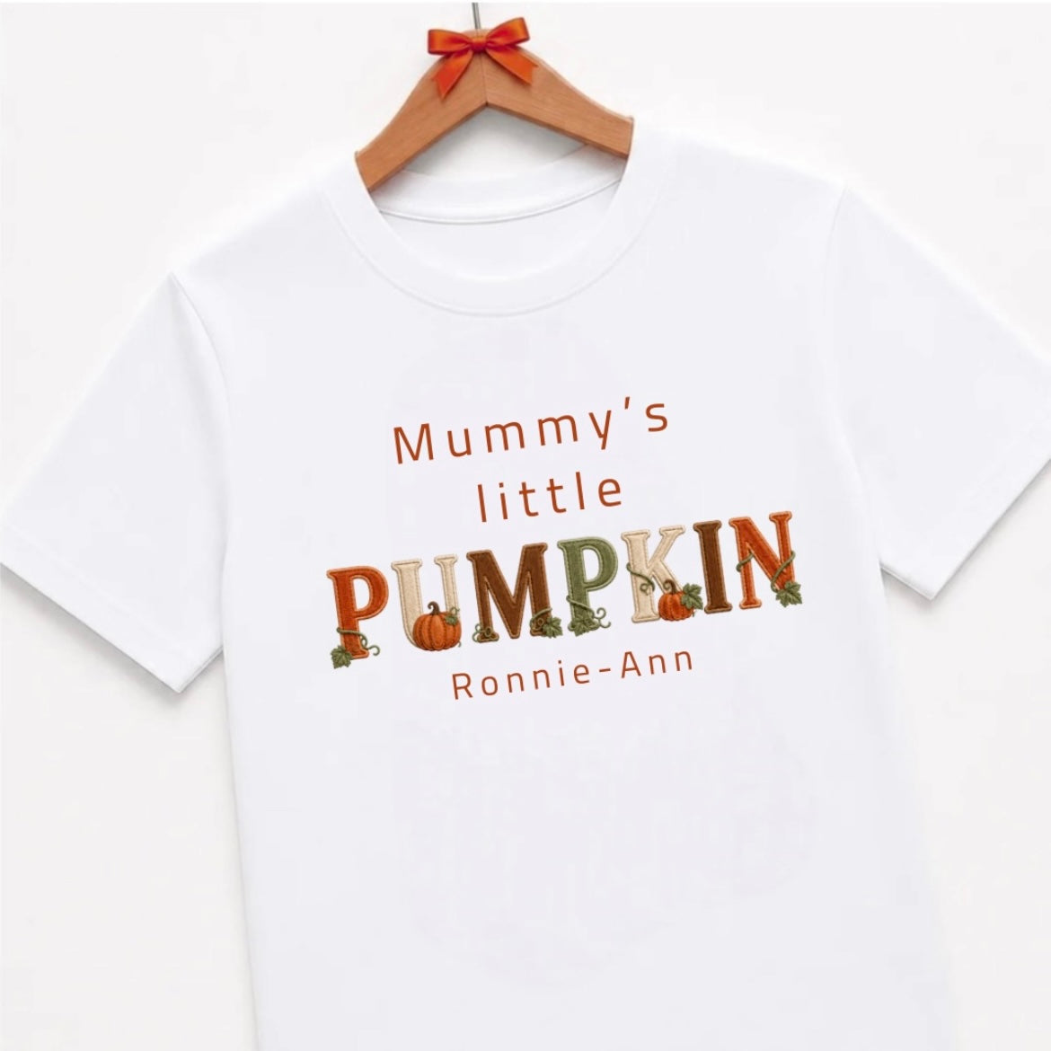 Personalised Mummy’s Little Pumpkin T-Shirt