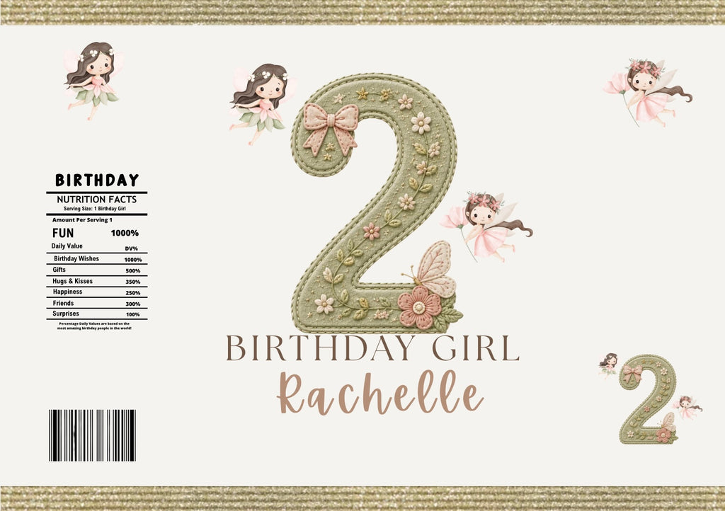 Personalised Garden Fairy Treat Bags – Custom Crisp Bags | Birthday Party Favours