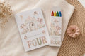 Personalised Garden Fairy Colouring Book And Crayons Party Pack
