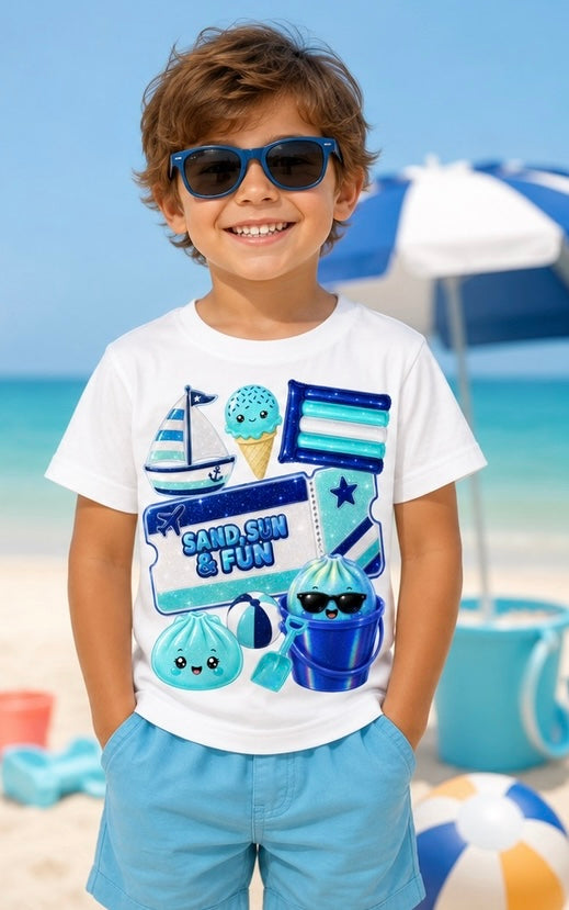 Sand Sun And Fun Holiday T-Shirt