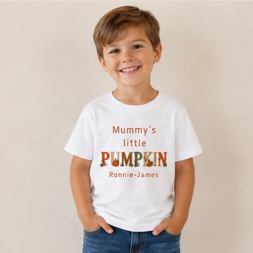 Personalised Mummy’s Little Pumpkin T-Shirt