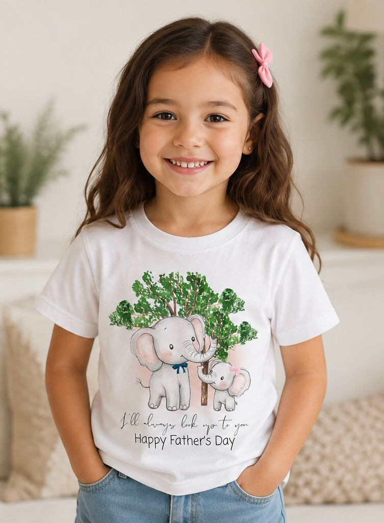 ‘Look up to you’ elephant t-shirt