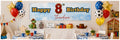 Personalised Playroom Birthday Banner - Number Digit (28x90cm)