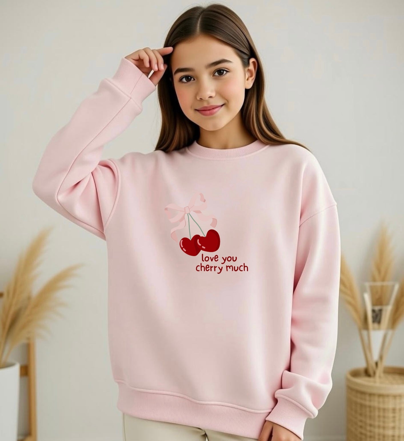 “Love you Cherry much” sweater