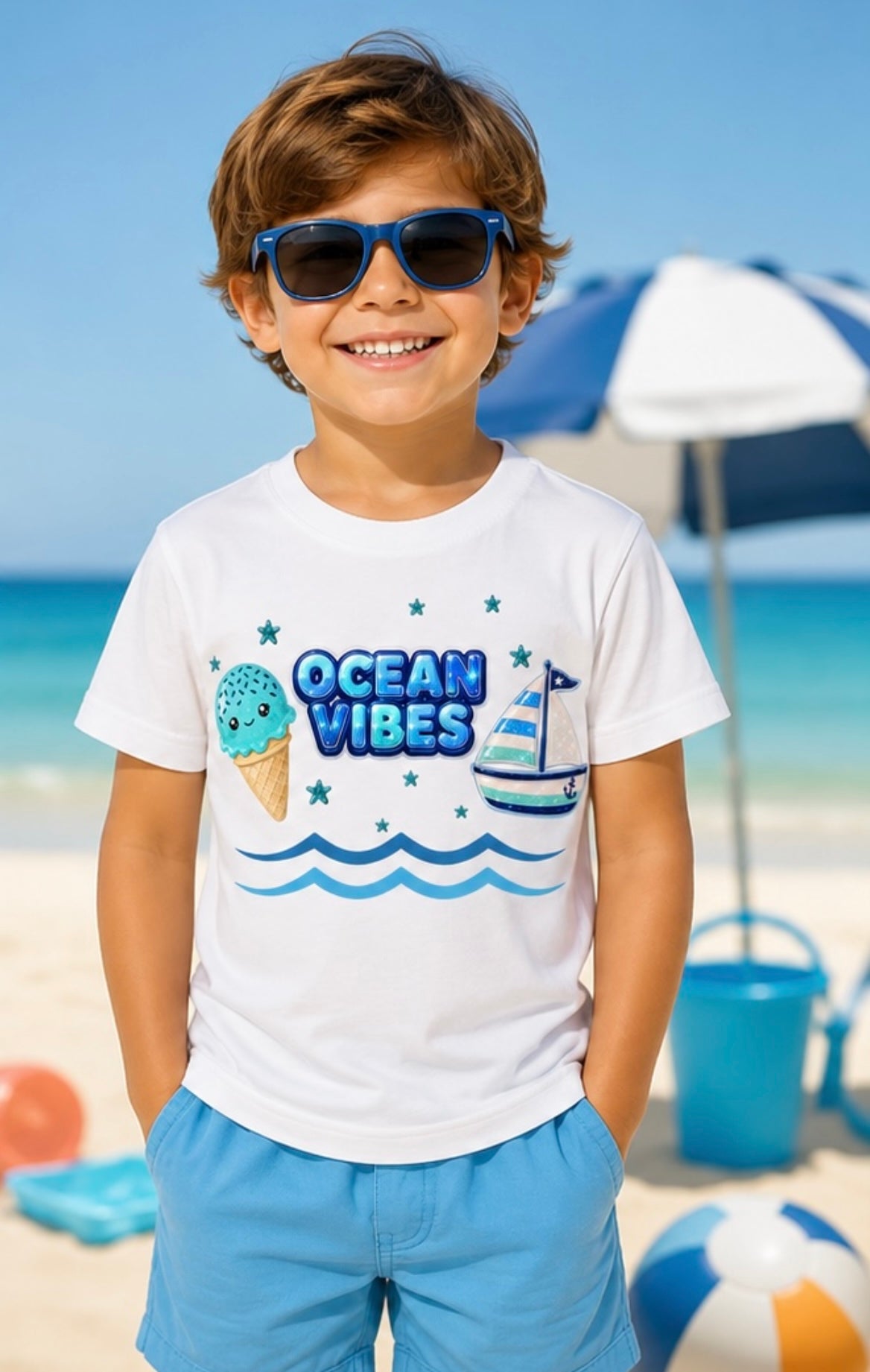 Ocean Vibes Summer T-Shirt