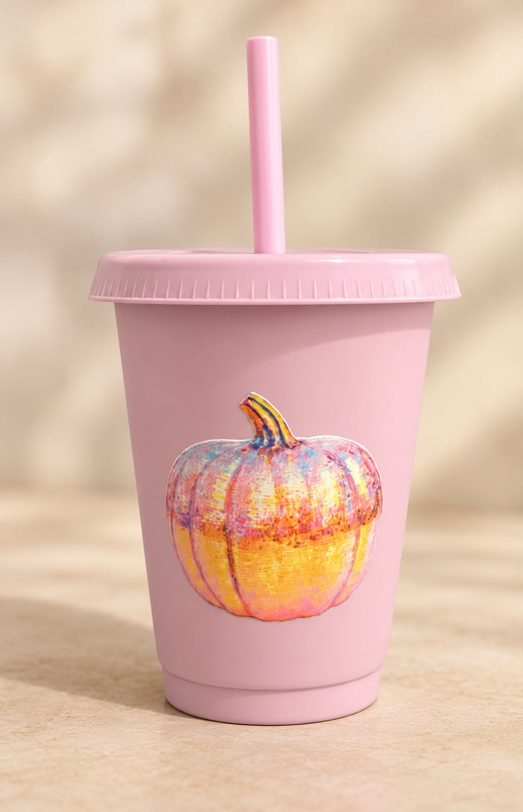 Purple Disco Pumpkin Cold Cup!