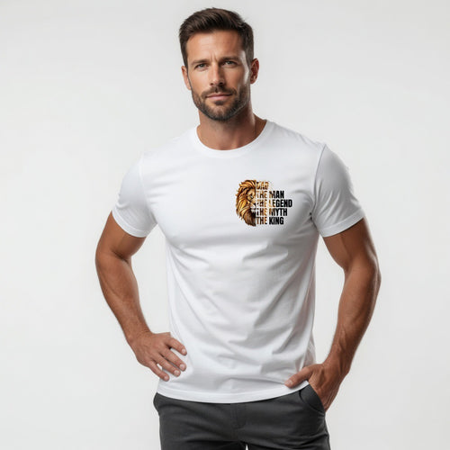Dad – The Man, The Legend, The Myth, The King Lion T-Shirt