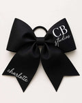 Black Glitter Cheer Bow (Bobble) - CB Studios dance school