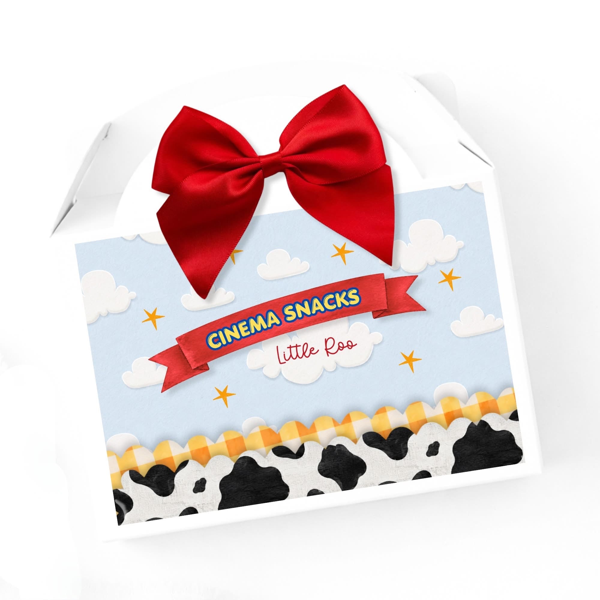 Personalised Playroom Cinema Treat box