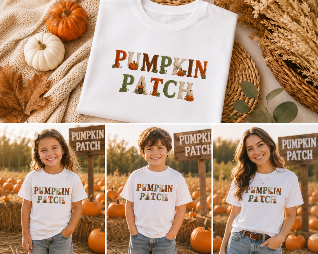 Vintage Pumpkin Patch T- Shirt