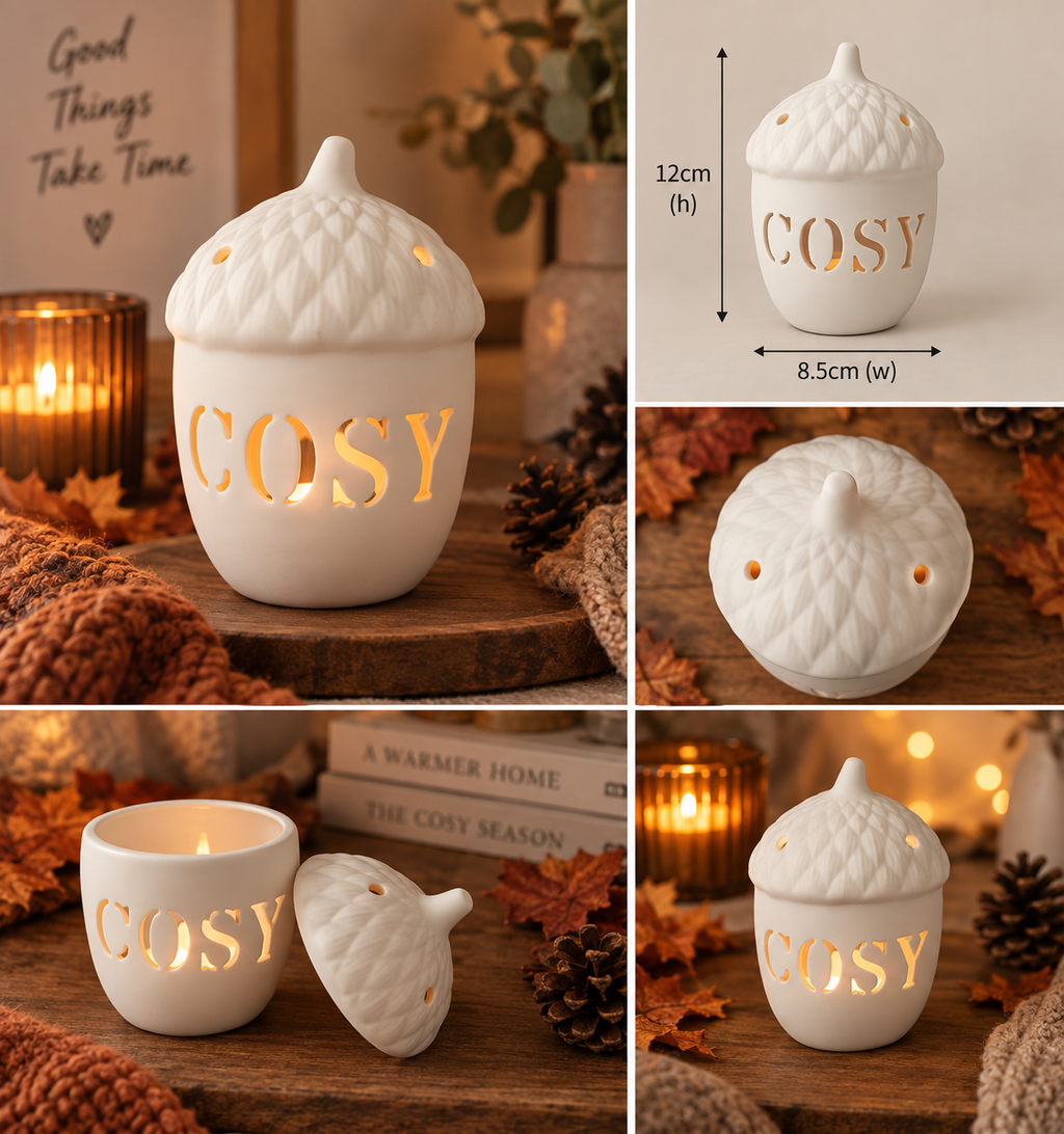 Acorn Cosy Tealight Holder