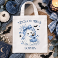 Blue Pumpkin Halloween Mini Tote Bag
