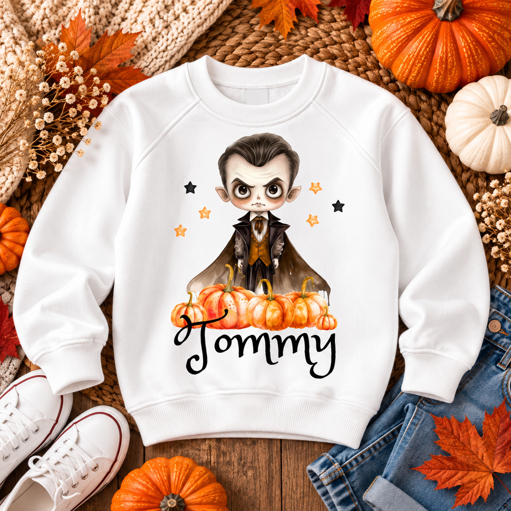 Pumpkin Patch Monsters Personalised Sweater